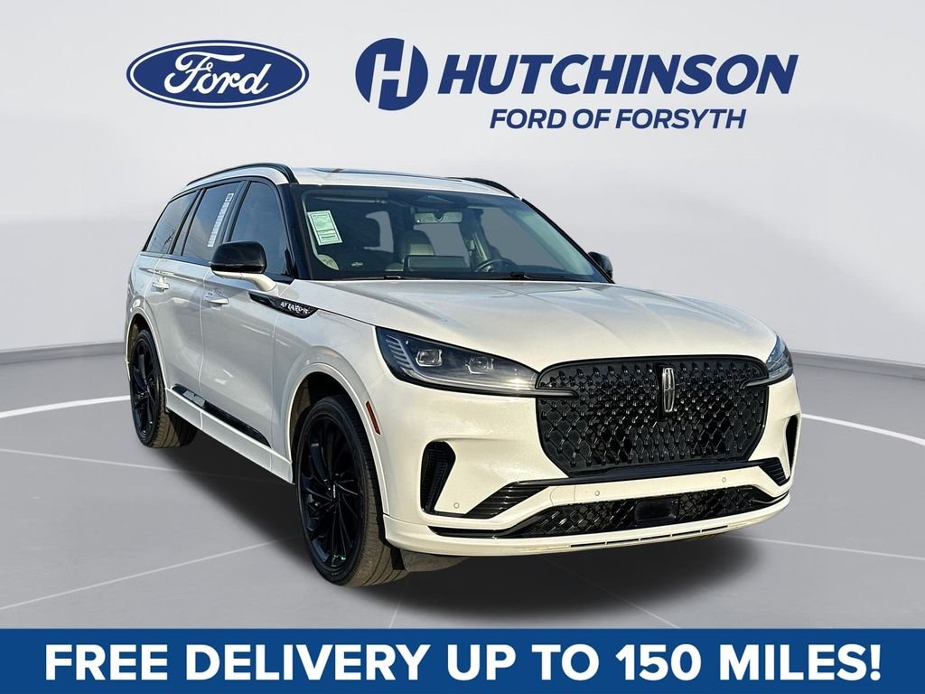 White Metallic 2025 Lincoln Aviator Reserve AWD SUV / Crossover All-Wheel Drive