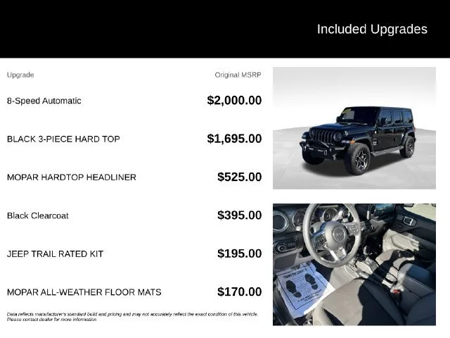Used 2022 Black Jeep Sahara 4x4 image 5