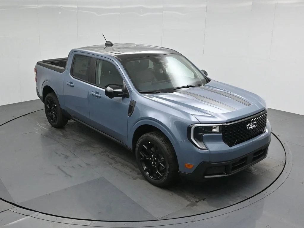 New 2026 Azure Gray Metallic Tri-Coat Ford Lariat image 38