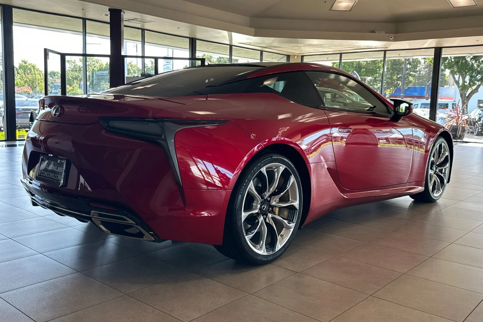 Used 2021 Infrared Lexus 500 image 4