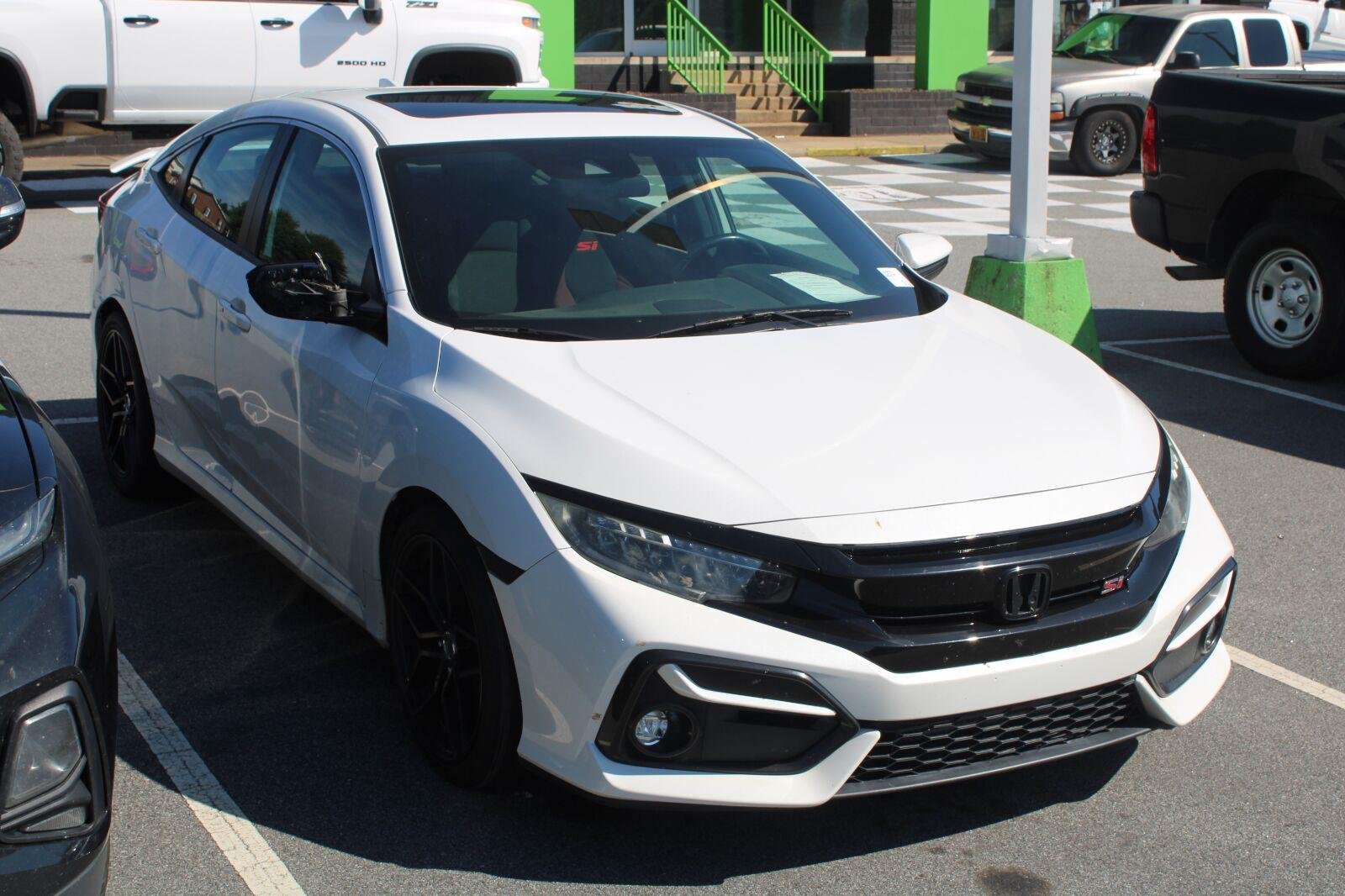 Used 2020 Platinum White Pearl Honda Manual w/Summer Tires image 3