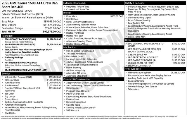 2025 GMC Sierra AT4 4WD Crew Cab Short Box's photo