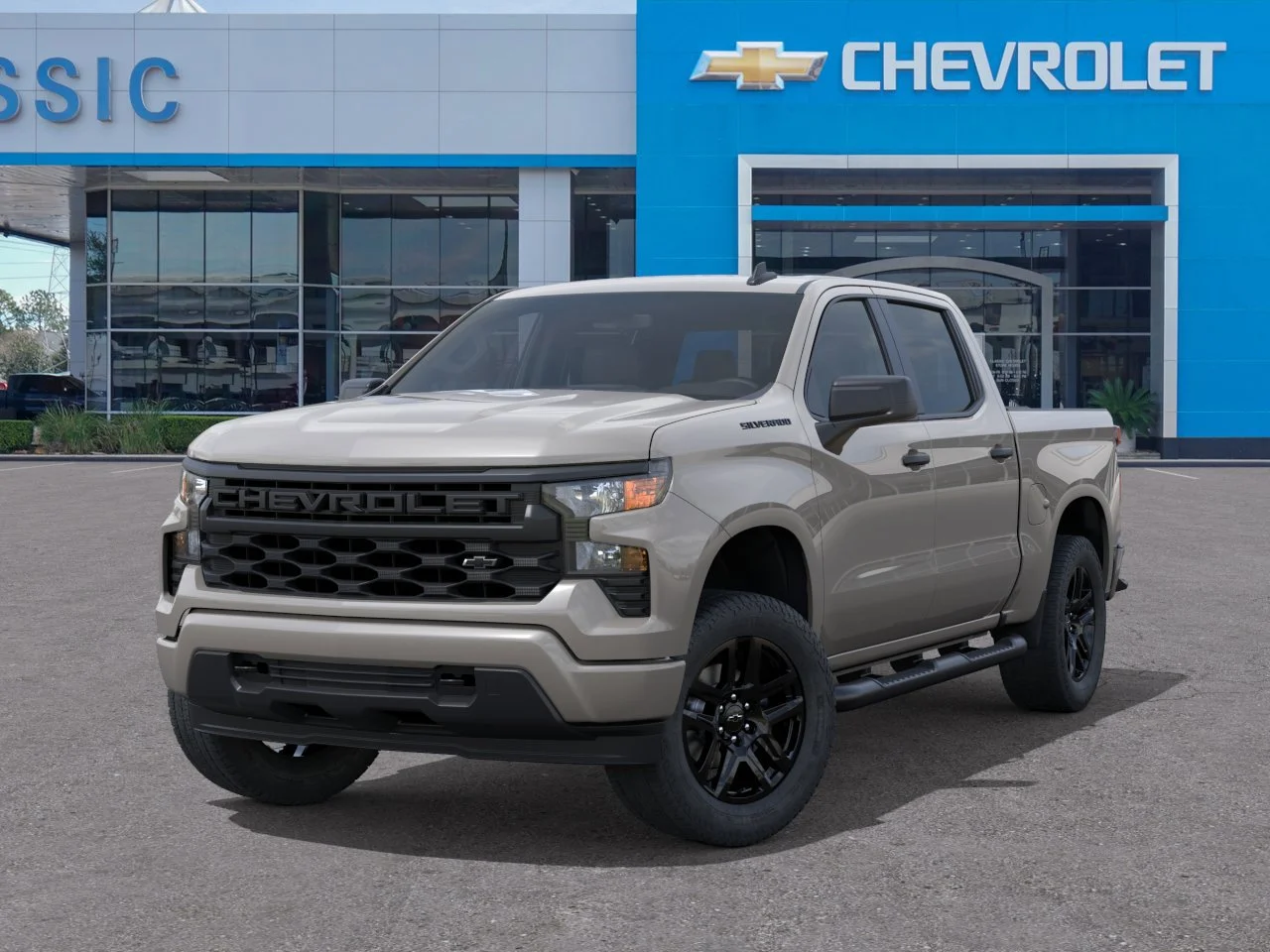 2026 Chevrolet Silverado 1500 Custom Tan at Classic Elite Chevrolet Sugar Land