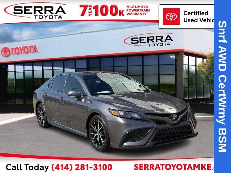 Certified Used 2023 Predawn Gray Mica Toyota SE image 1