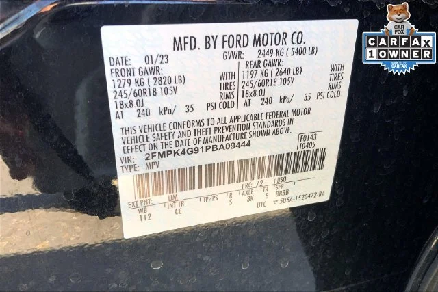 Used 2023 Black Metallic Ford SE image 29