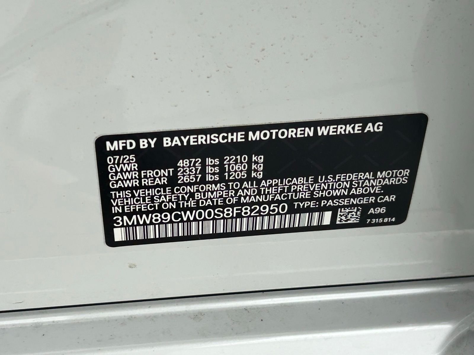 Certified Used 2025 Mineral White Metallic BMW 330i xDrive image 32