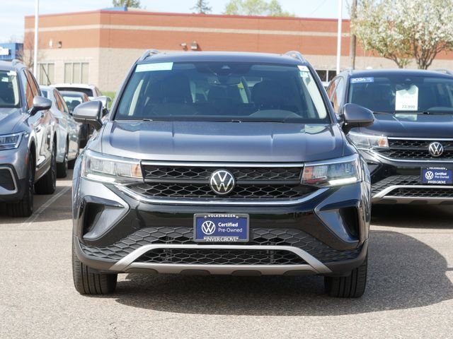 Certified 2023 Volkswagen Taos SE with VIN 3VVNX7B20PM335972 for sale in Inver Grove Heights, Minnesota