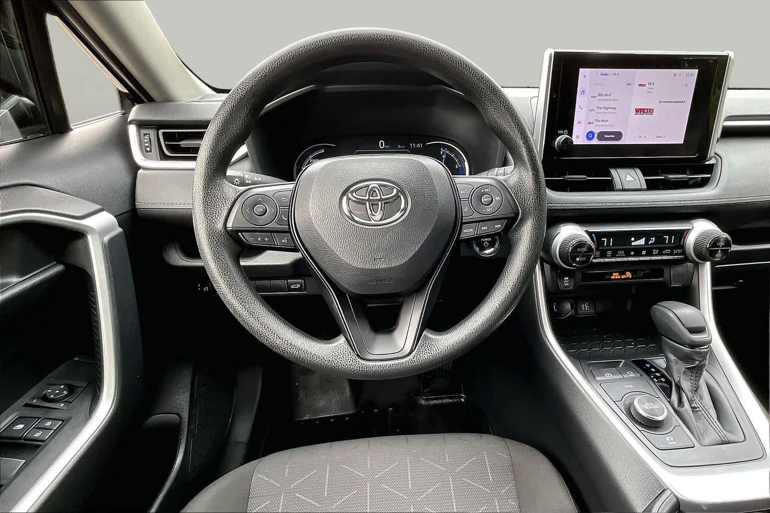 Used 2023 Midnight Black Metallic Toyota Hybrid XLE image 6