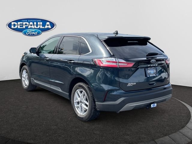 Used 2023 Blue Metallic Ford SEL image 4