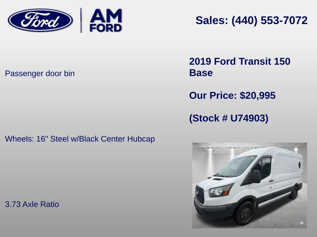 Certified Used 2019 Oxford White Ford Base image 18