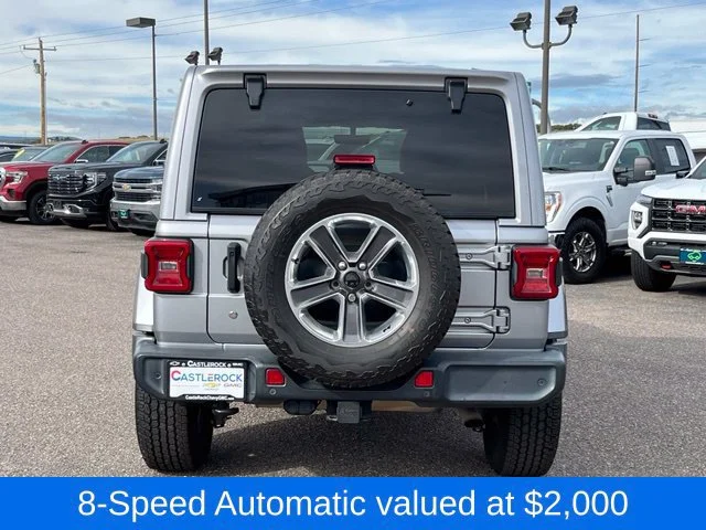 Used 2018 Silver Jeep Sahara 4x4 image 4