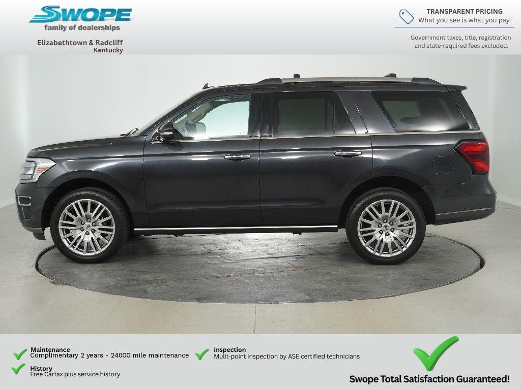 Used 2024 Dark Matter Gray Metallic Ford Limited image 9