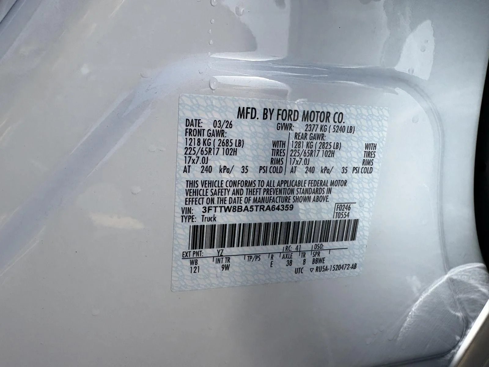 New 2026 Oxford White Ford XL image 18