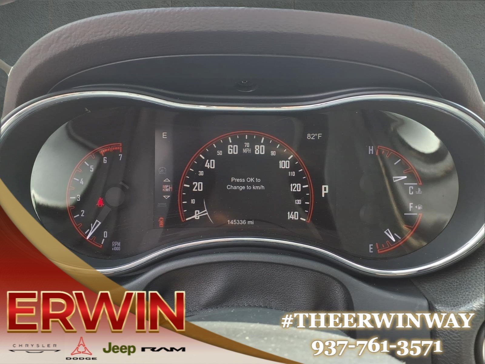 Used 2014 Deep Cherry Red Crystal Pearl Coat Dodge Limited image 16
