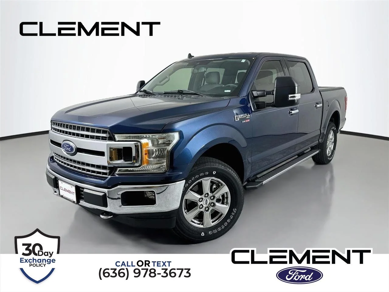 Used 2019 Blue Ford XLT image 1