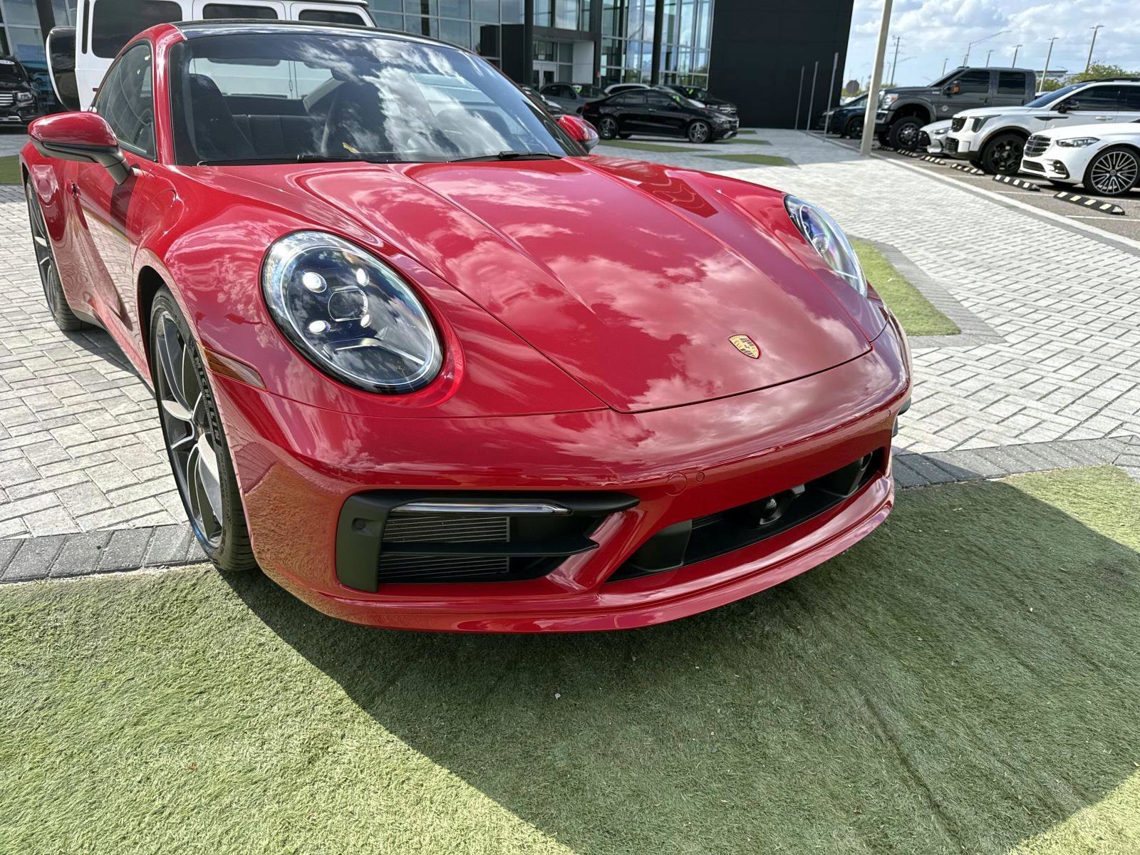 Used 2024 Carmine Red Porsche Carrera 4S image 8