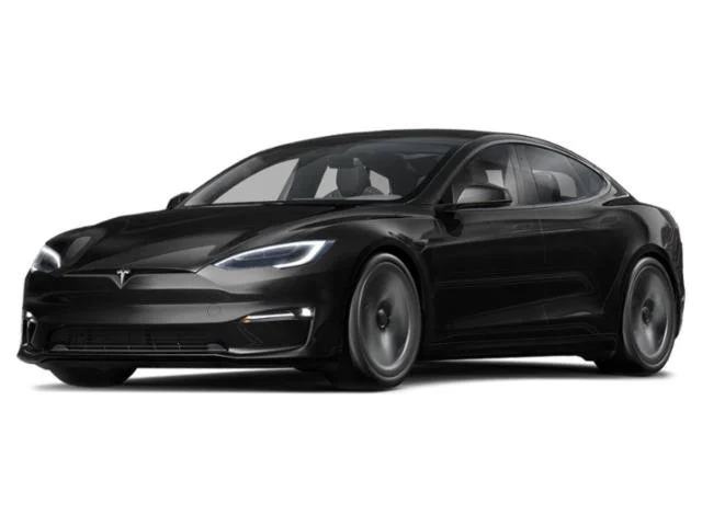 Used 2021 Solid Black Tesla Performance image 1