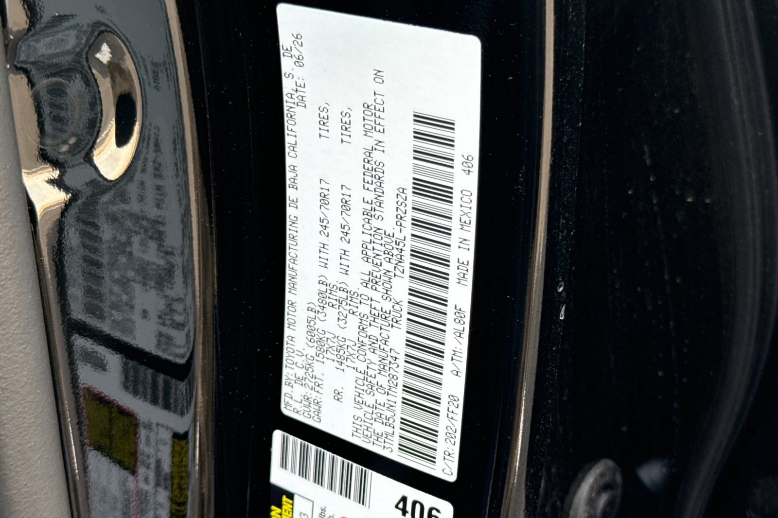 New 2026 Black Toyota SR5 image 25