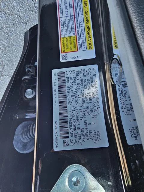 Certified Used 2023 Crystal Black Pearl Honda EX image 37
