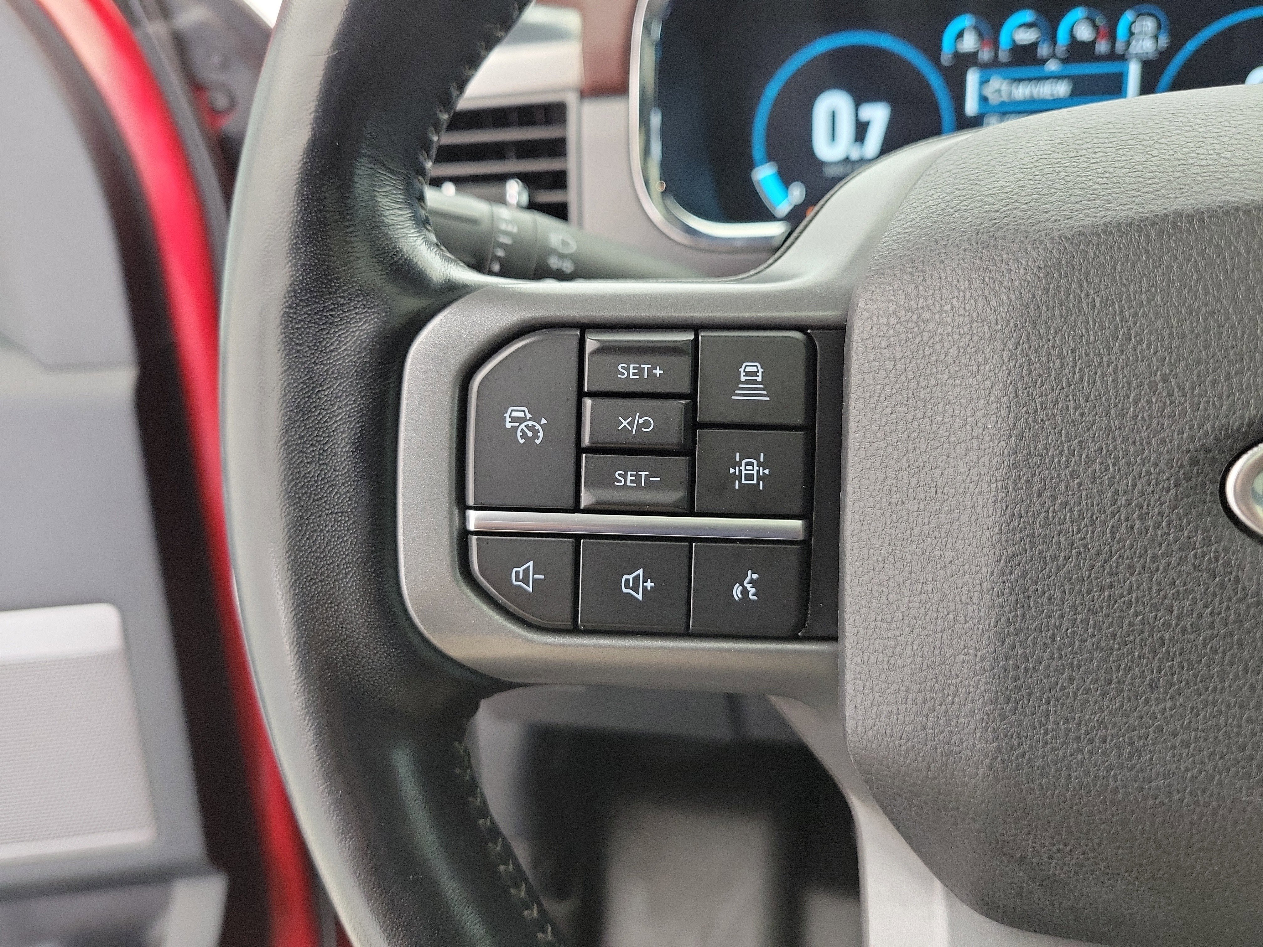 Used 2021 Rapid Red Metallic Tinted Clearcoat Ford Lariat image 22