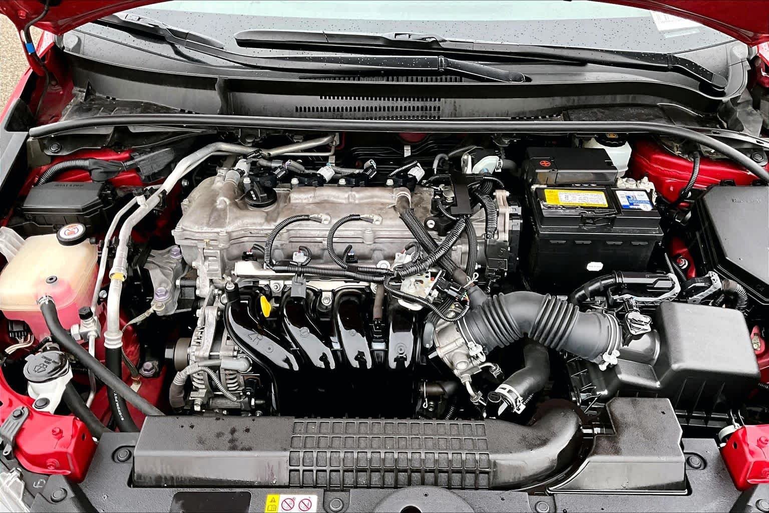 Used 2020 Barcelona Red Metallic Toyota LE image 31