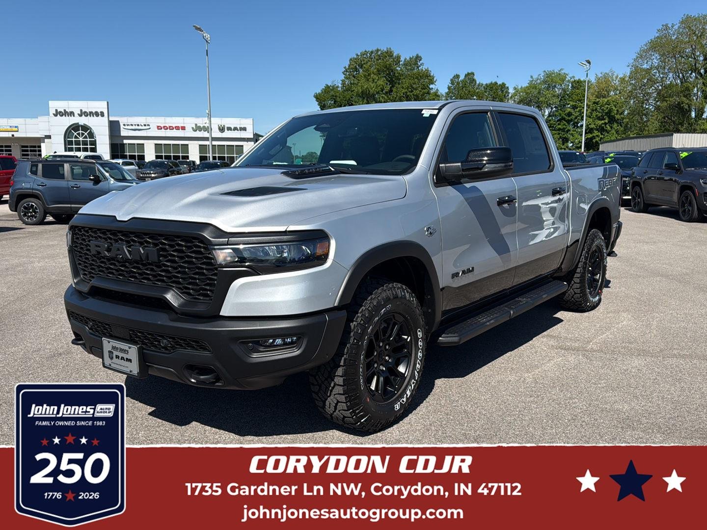 New 2026 Silver Zynith Exterior Paint RAM Rebel image 1