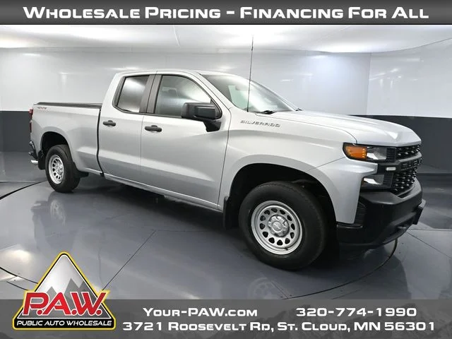Used 2020 Silver Chevrolet WT image 1