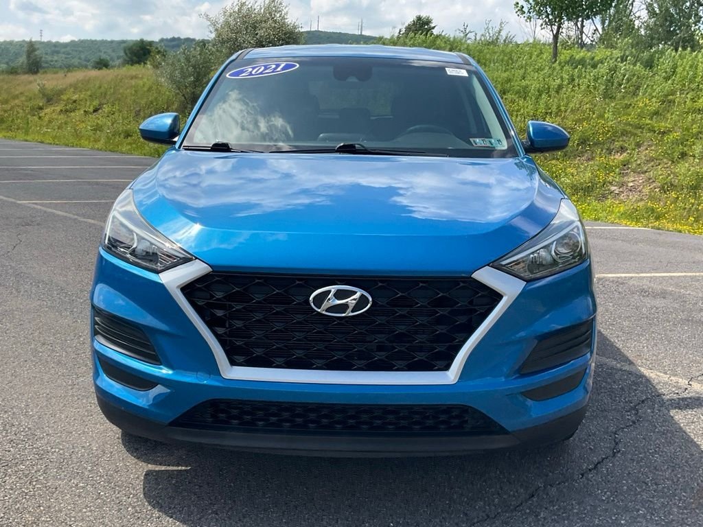 Certified Used 2021 Aqua Blue Hyundai SE image 27