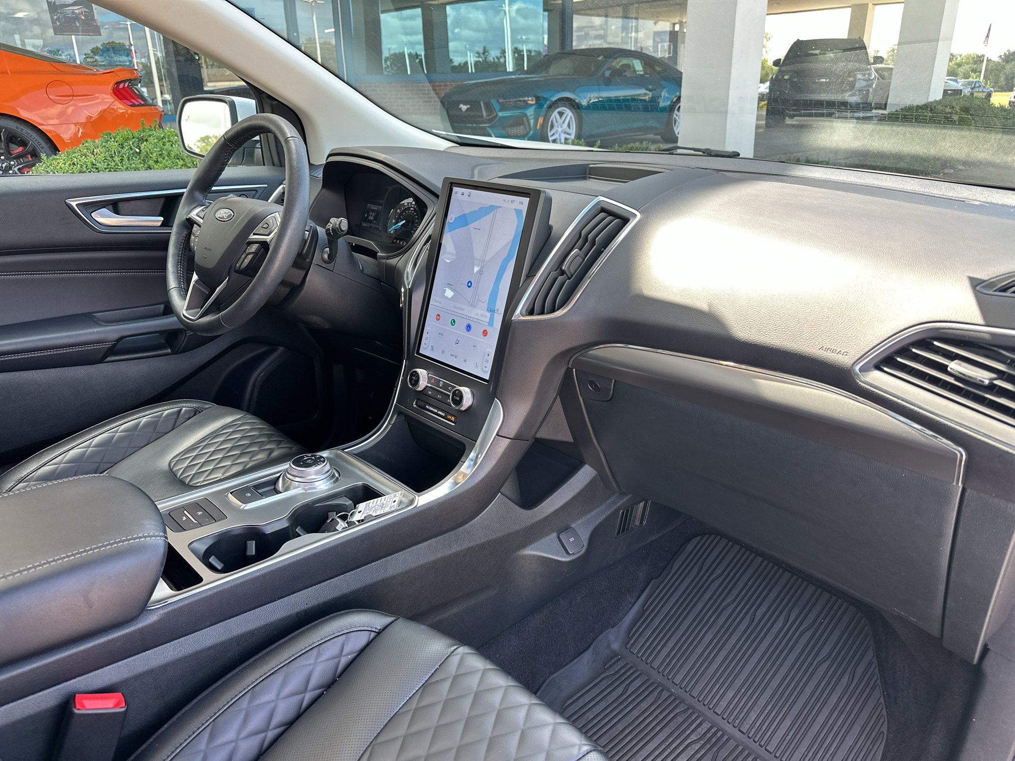 Used 2024 Star White Metallic Tri-Coat Ford Titanium image 6