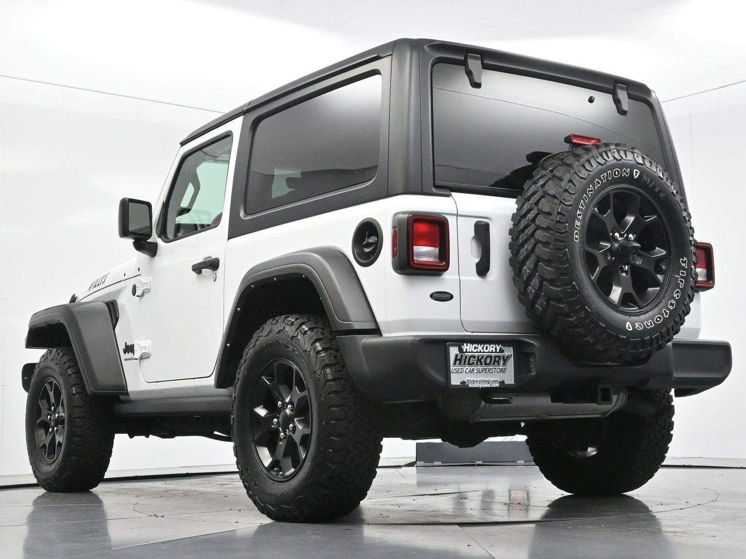 Used 2022 Bright White Clearcoat Jeep Willys image 45