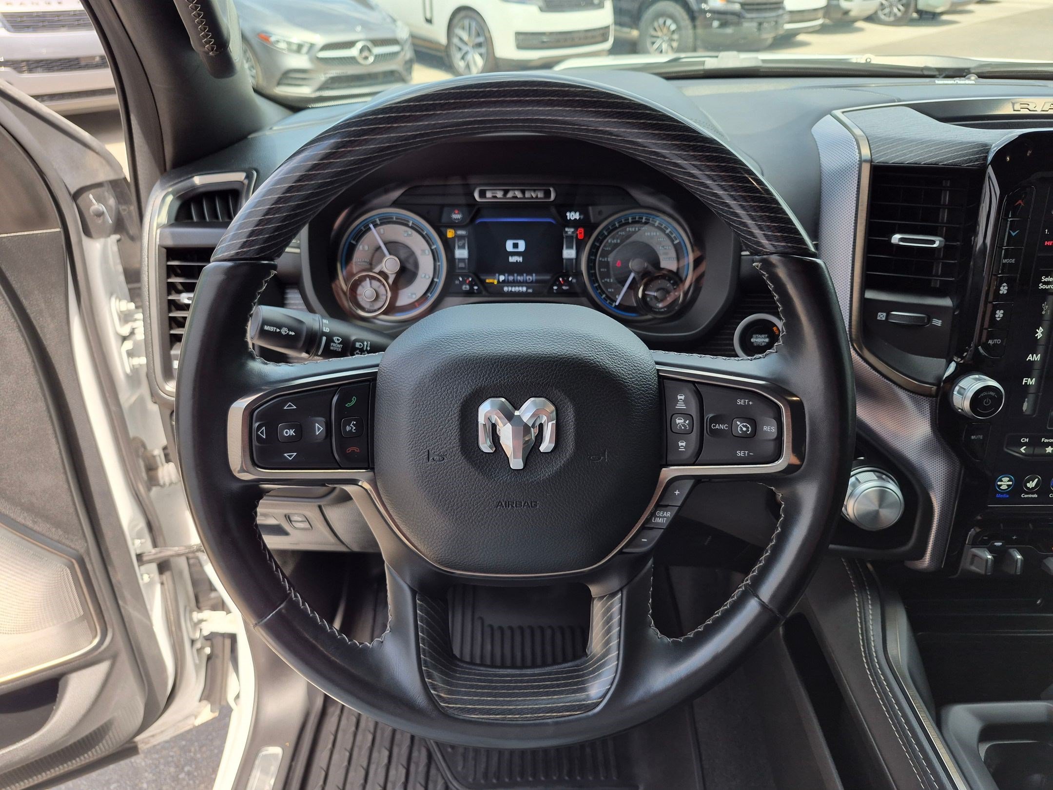 Used 2021 Bright White Clearcoat Ram Limited image 16