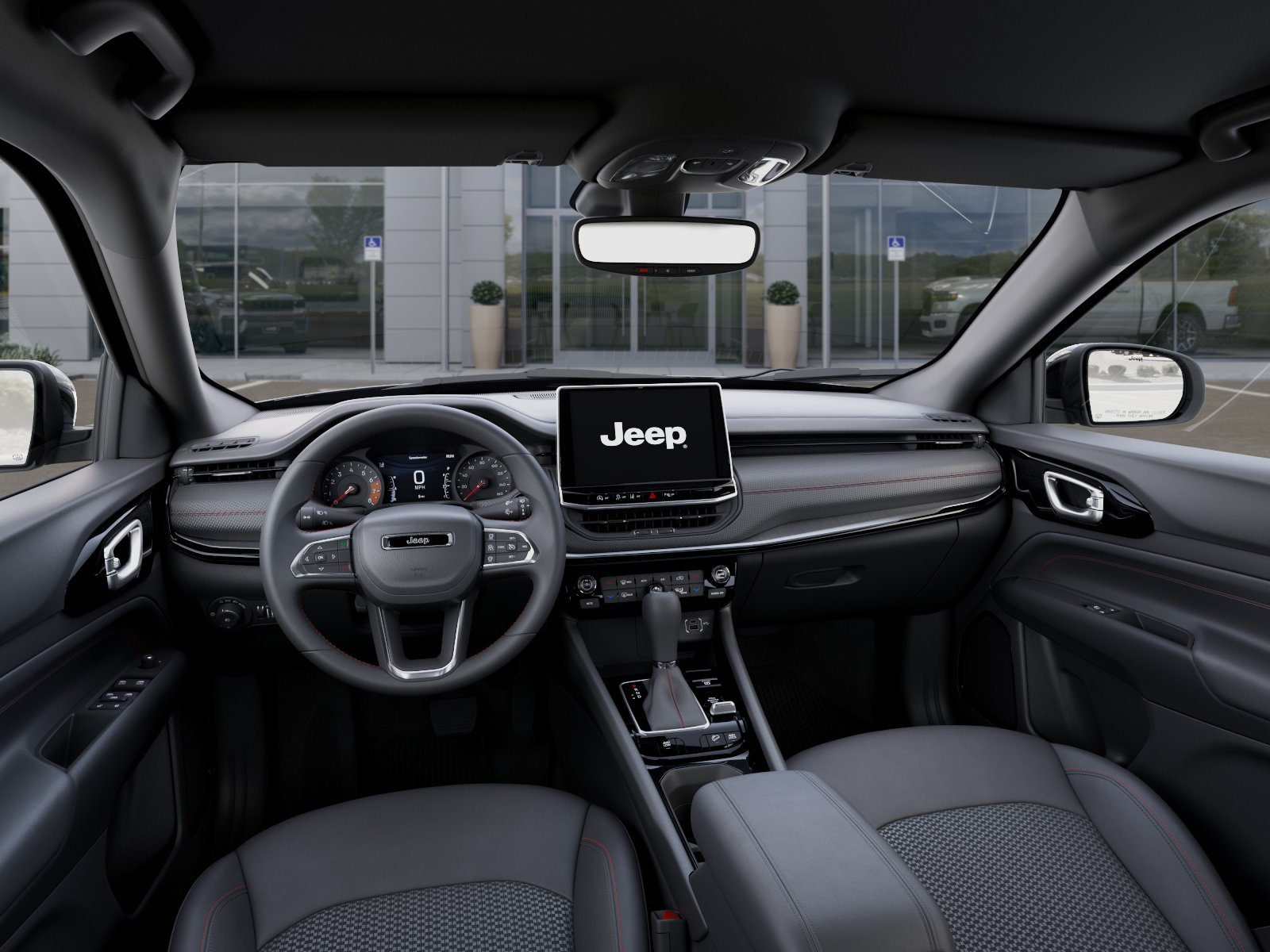 New 2026 Bright White Clear-Coat Exterior Paint Jeep Trailhawk image 44