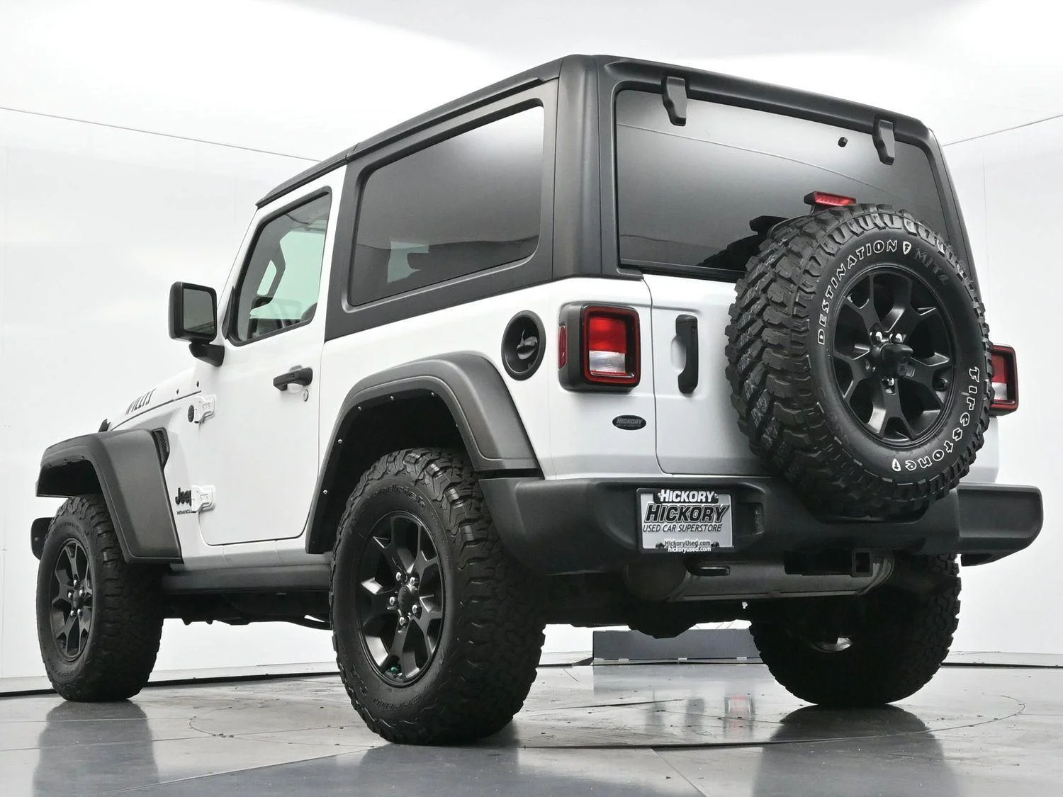 Used 2022 Bright White Clearcoat Jeep Willys image 45