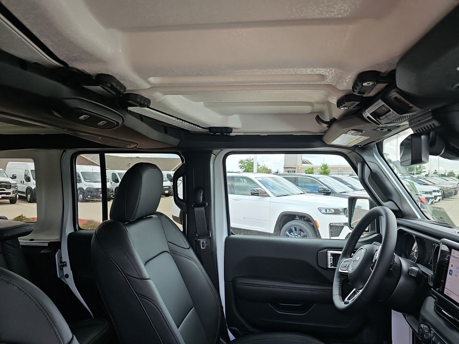 New 2026 Bright White Clearcoat Jeep Sahara image 12