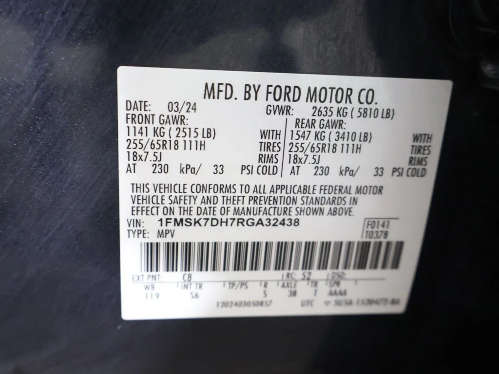 Used 2024 Blue Ford XLT image 49