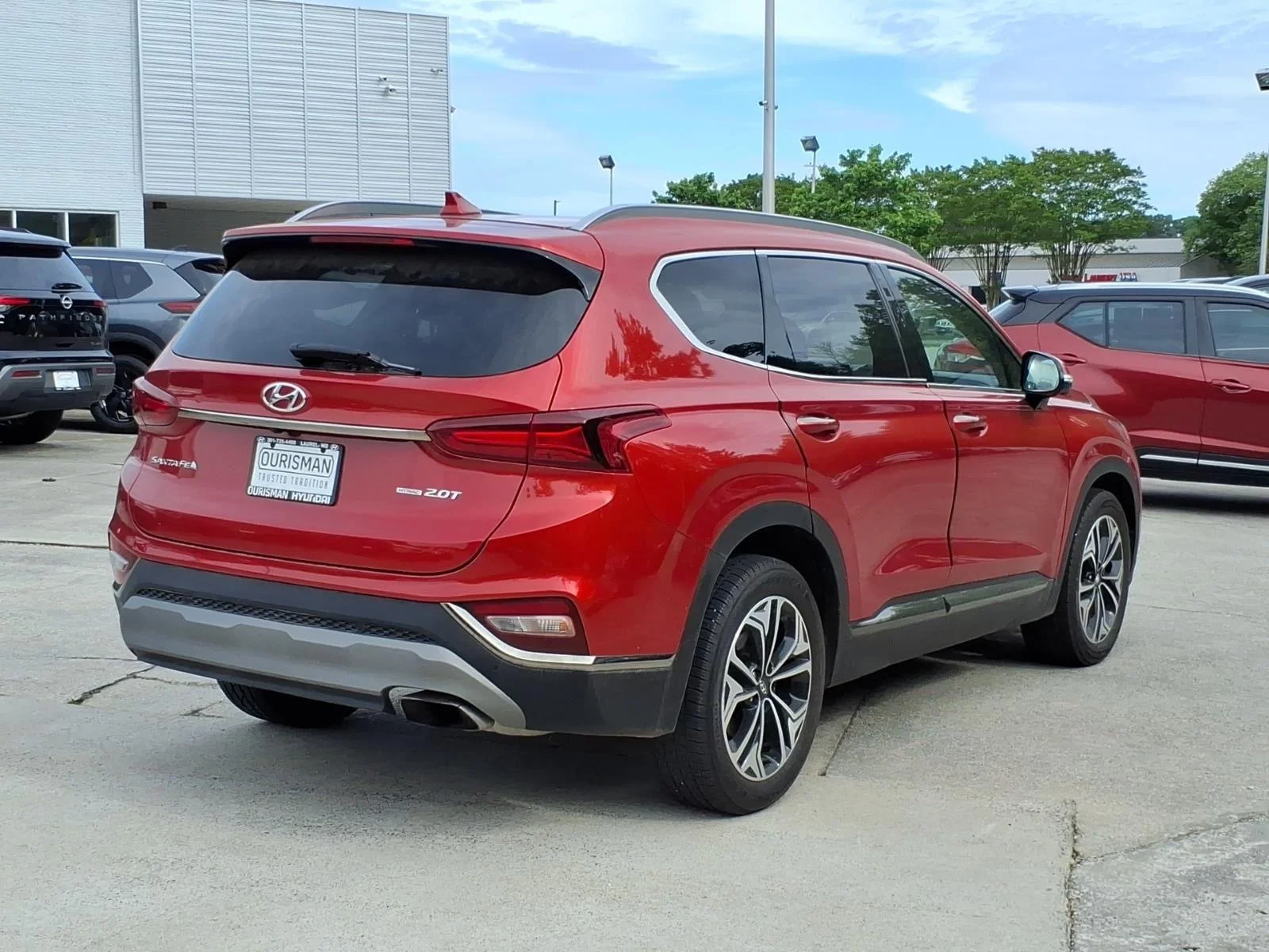 Used 2020 Lava Orange Hyundai Limited image 7