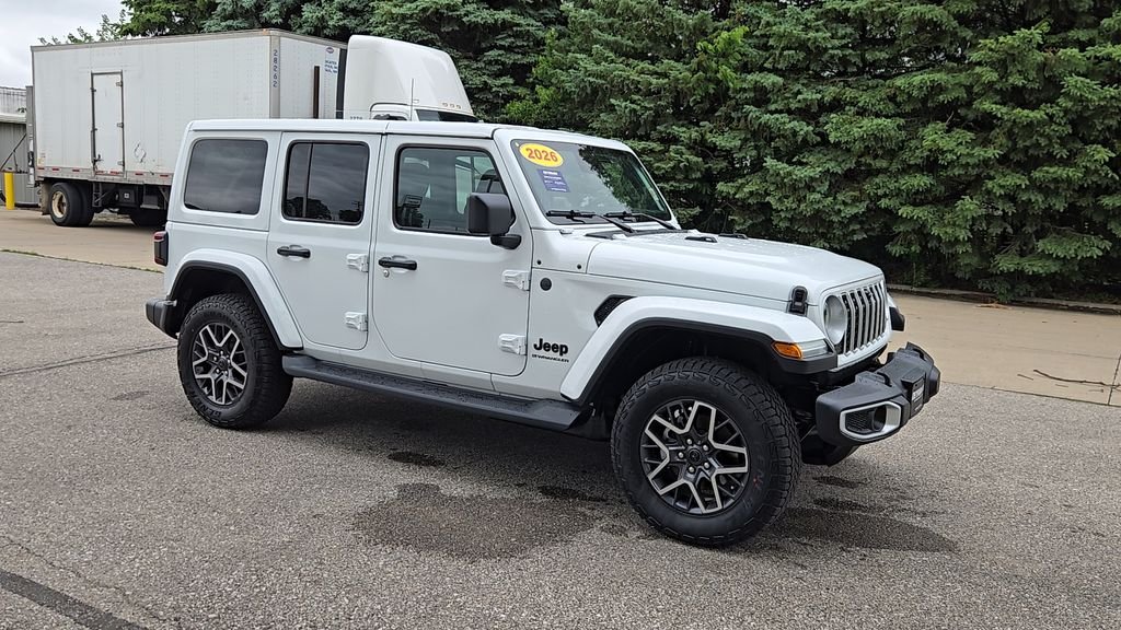 New 2026 Bright White Clear-Coat Exterior Paint Jeep Sahara image 2