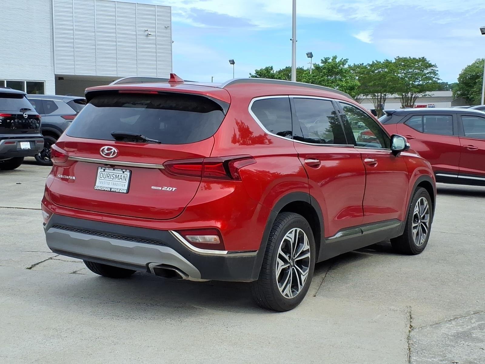 Used 2020 Lava Orange Hyundai Limited image 7