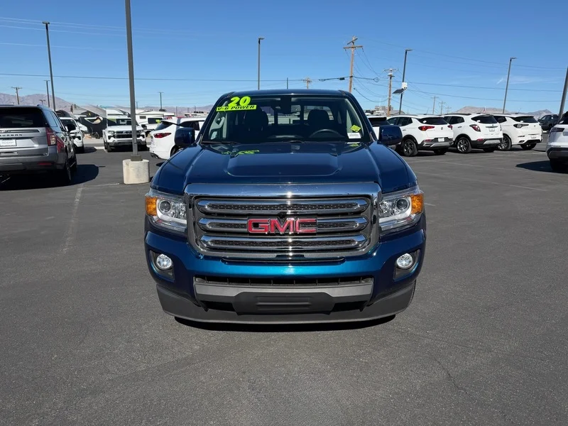 Used 2020 BLUE EMERALD METALLIC GMC 2WD SLE image 8