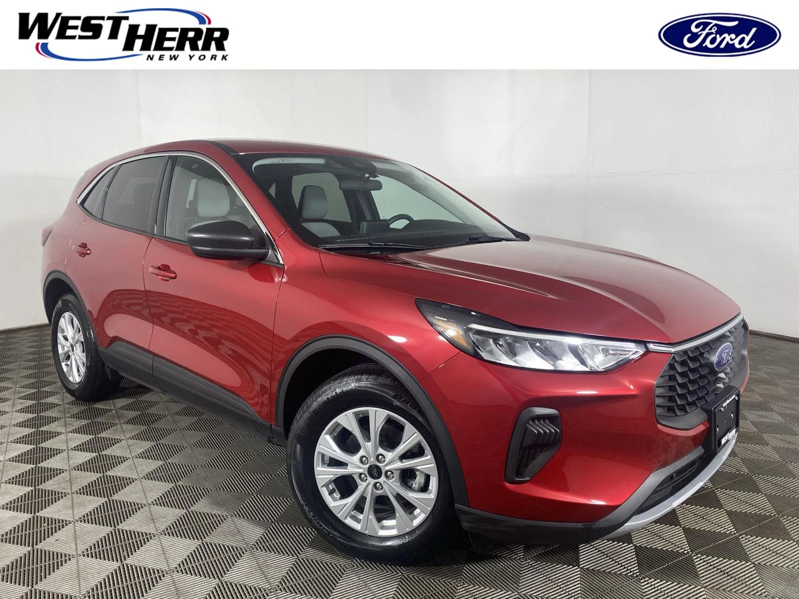 Used 2023 Rapid Red Metallic Tinted Clearcoat Ford Active image 1
