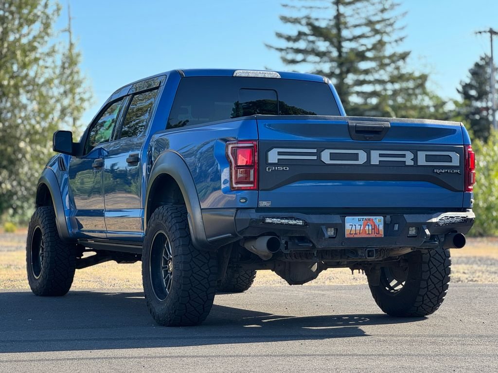 Used 2020 Blue Metallic Ford Raptor image 3