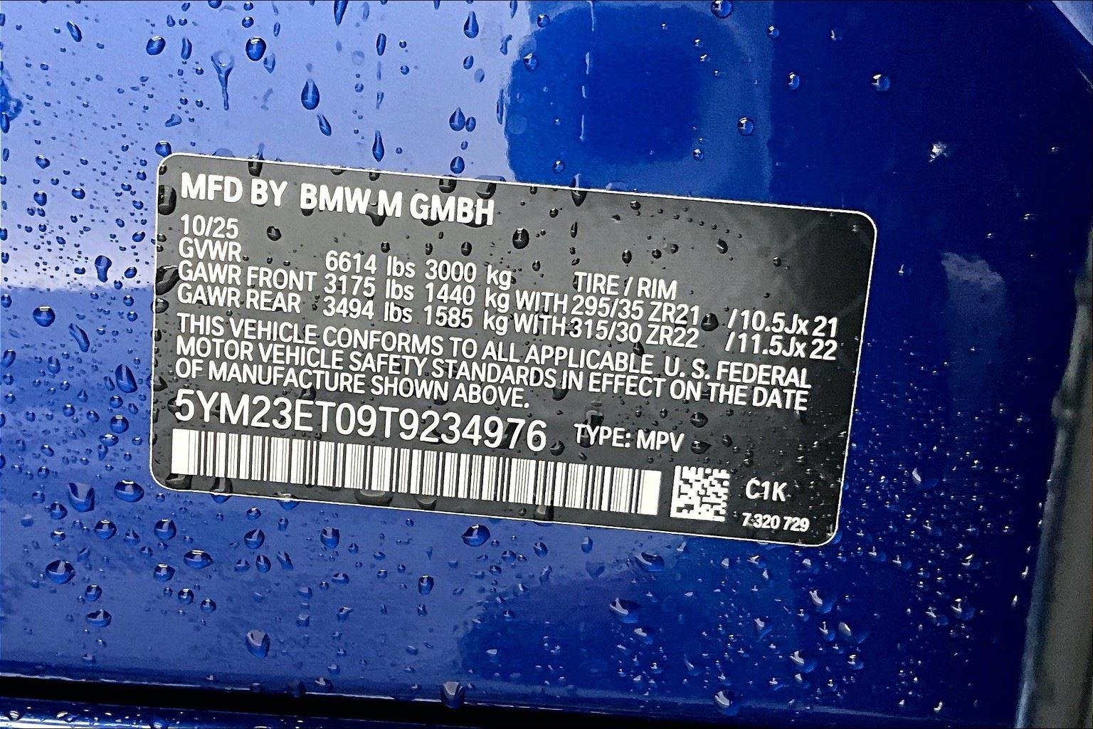 New 2026 Marina Bay Blue Metallic BMW Competition image 5