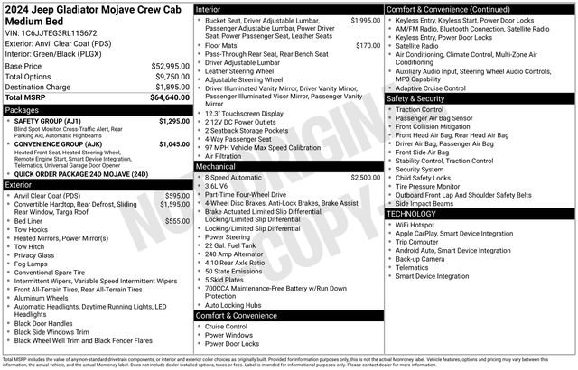 2024 Jeep Gladiator Mojave - Photo 36