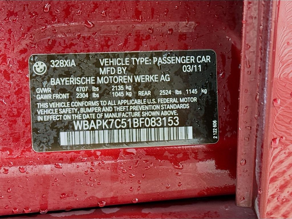 Used 2011 Red BMW 328i xDrive image 30