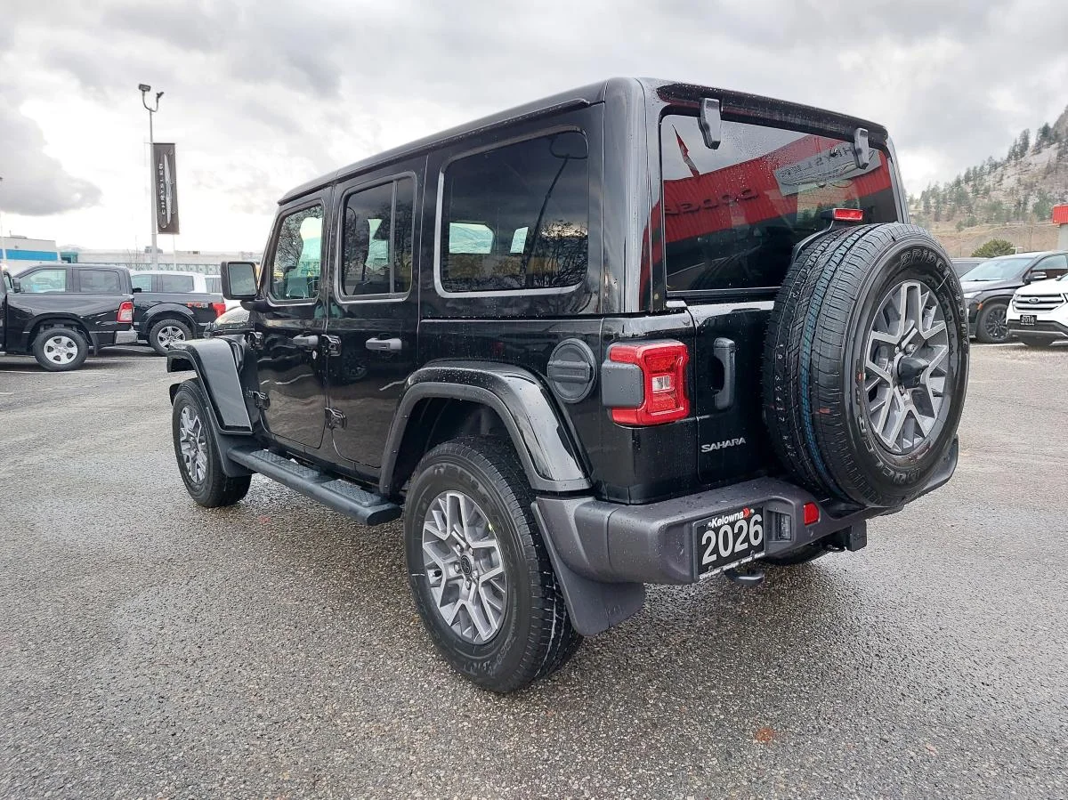 New 2026 Black Jeep Sahara 4 Door 4x4 image 7