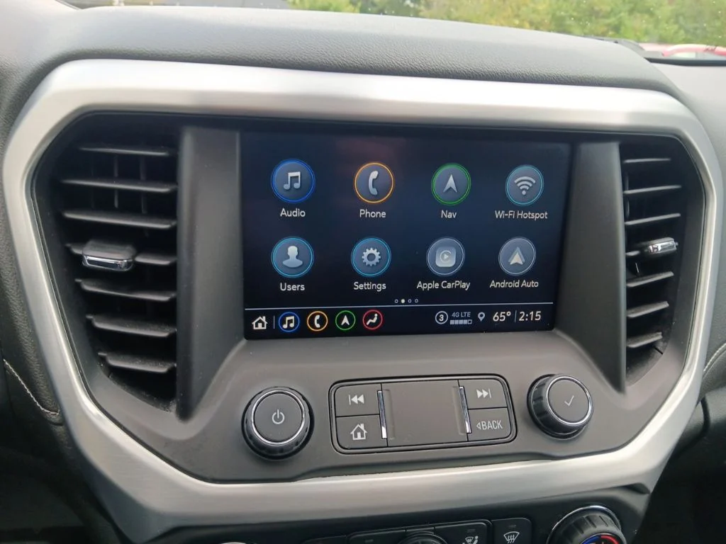 Used 2021 Midnight Blue Metallic GMC SLT image 22