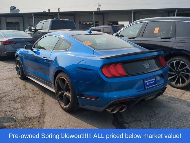 Used 2021 Blue Ford Mach 1 image 2