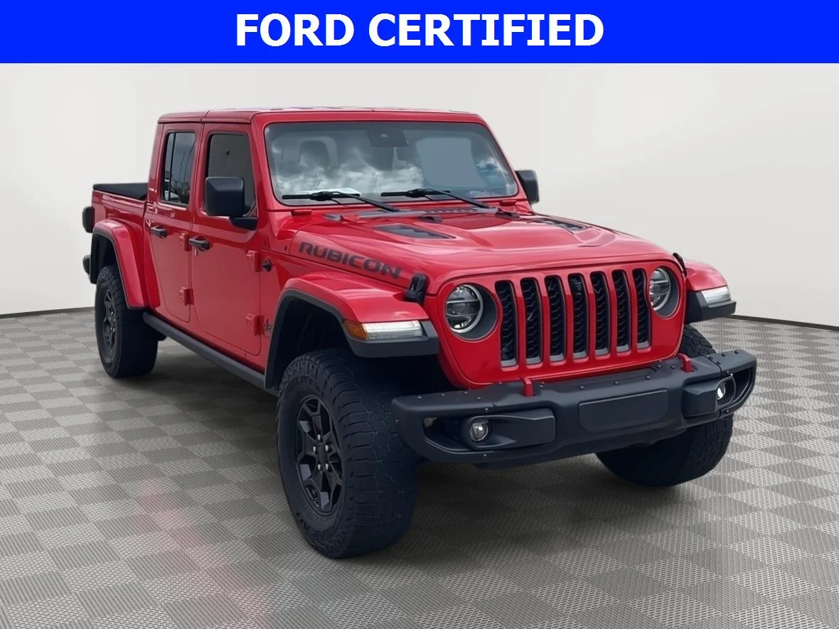 Used 2020 Firecracker Red Clearcoat Jeep Rubicon image 1