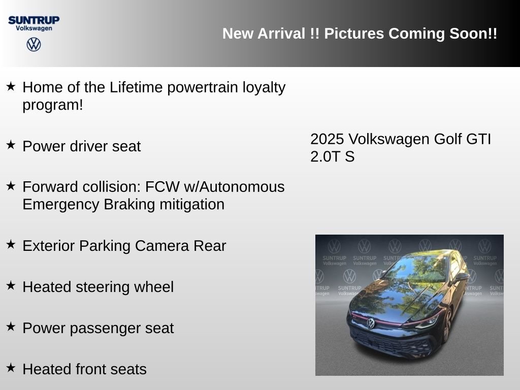Used 2025 Black Volkswagen 2.0T S image 5