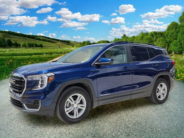 Certified Used 2023 Blue GMC SLE image 2